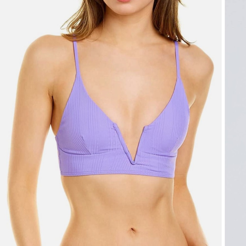 NWT L*space Rib Siren bikini top (M)